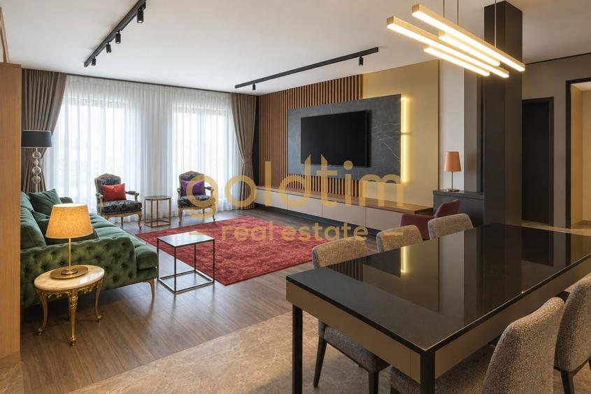 Apartament cu 3 camere decomandat, mobilat în Pipera