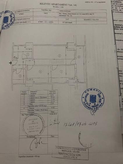 Apartament cu 3 camere decomandat, mobilat în Ostroveni