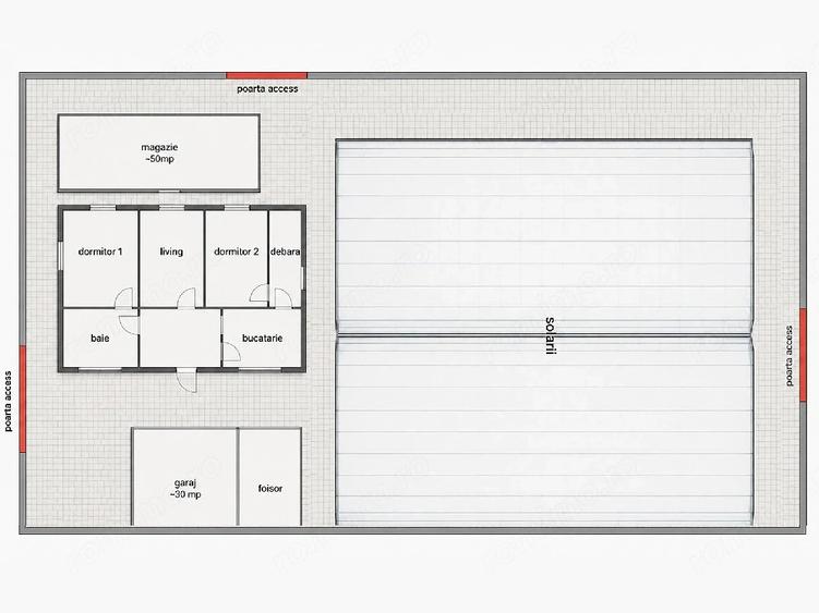 Casă cu 3 camere cu Teren 2054 Mp în Pădurani