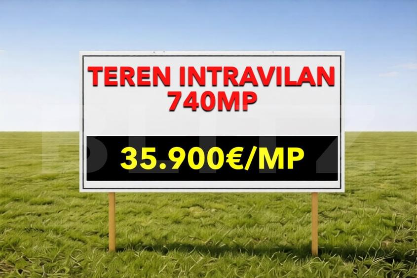 Teren Construcții intravilan de 740 mp, în Moșnița Nouă
