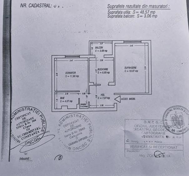 Apartament cu 2 camere decomandat în Casa de Cultură