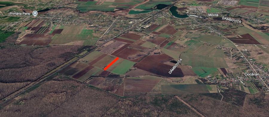 Teren agricol intravilan de 22400 mp, în Periș