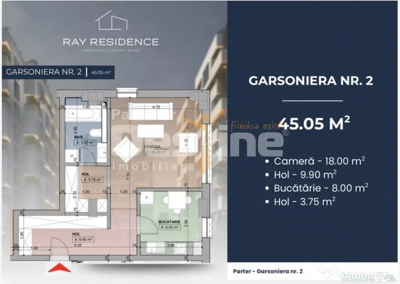 Garsoniera Cornitoiu - Ray Residence - 1