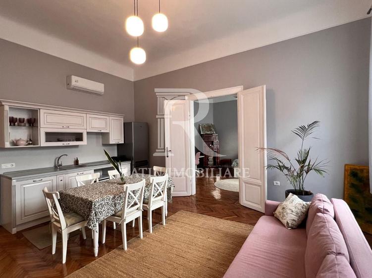 Apartament cu 3 camere decomandat, mobilat în Ultracentral