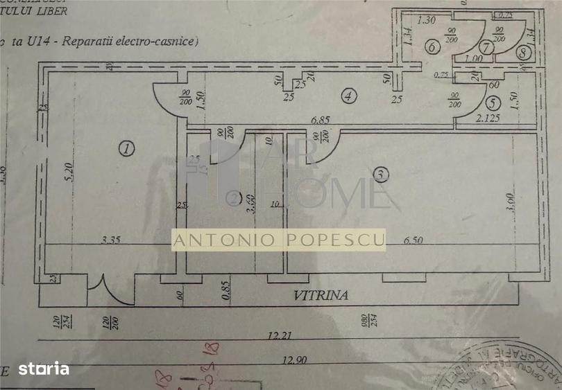 Spațiu comercial, de 75 mp, în Central