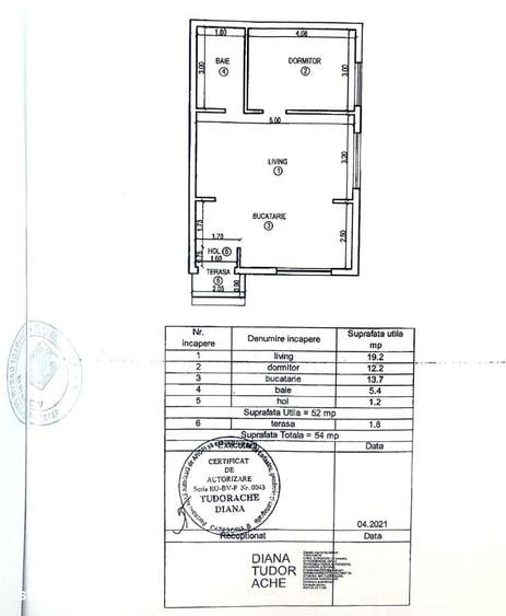 Apartament cu 2 camere, mobilat în Sânpetru