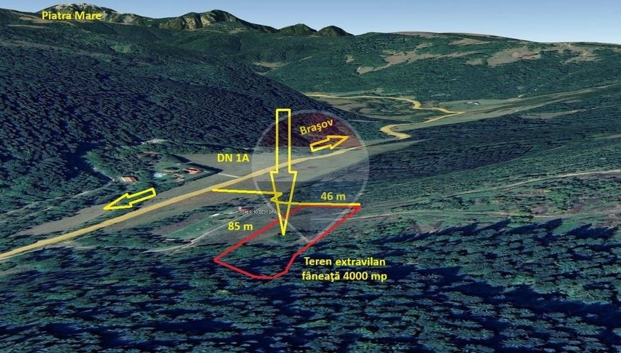 Teren Construcții extravilan de 4000 mp, în Babarunca