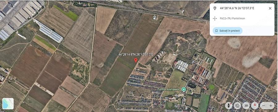 Vanzare Teren intravilan 14.000mp, deschidere 56ml, Dobroesti, Ilfov, construibil rezidential - 1