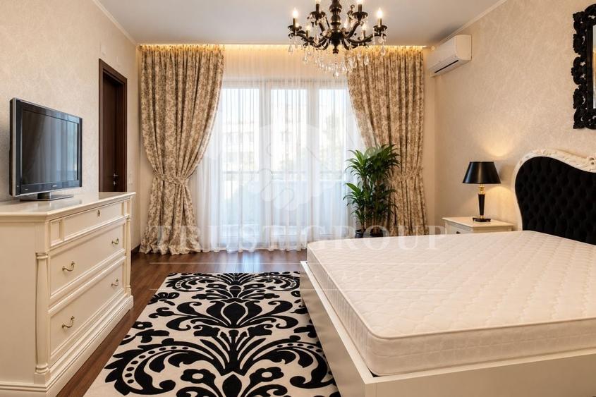 Apartament cu 3 camere decomandat, mobilat în Herăstrău