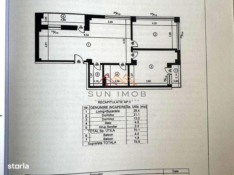 Apartament 3 Camere | Prima Inchiriere | Mobilat Si Utilat | Campina - 15