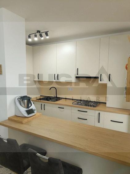 Apartament cu 3 camere decomandat, mobilat în Apahida