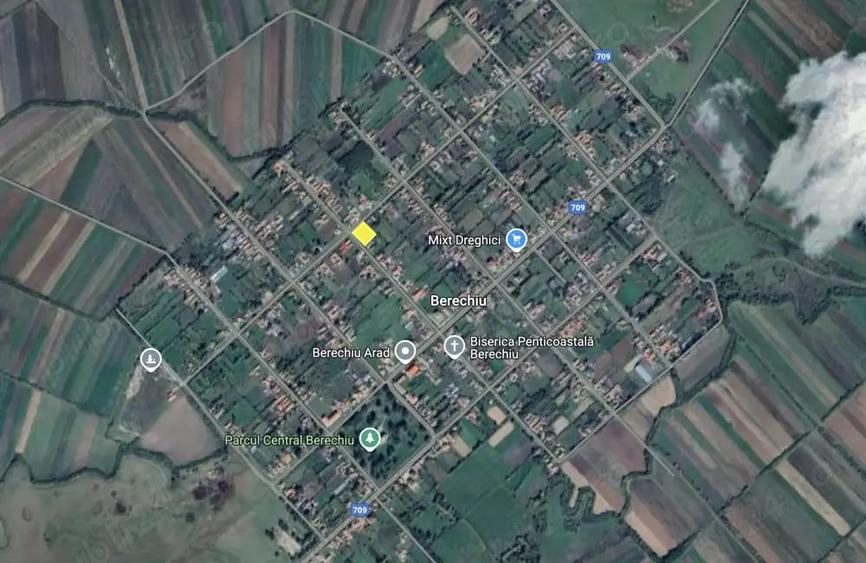 Teren de 1880 mp, în Berechiu