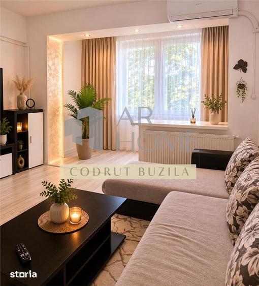 Apartament cu 2 camere, mobilat în Cantacuzino