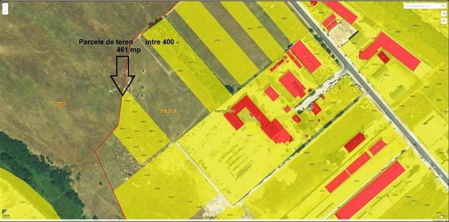 Teren Construcții intravilan de 400 mp, în Malu Mare