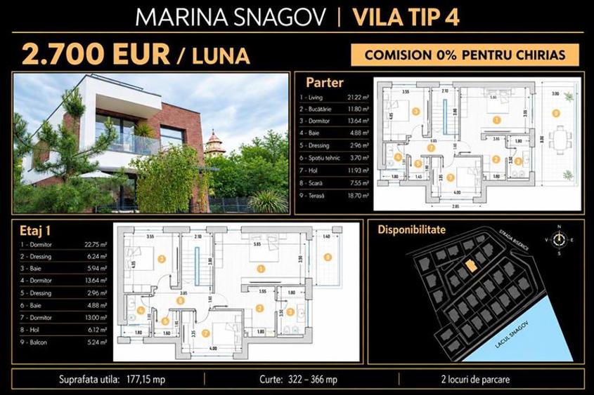 Casă individuală cu 4 camere cu Piscina în Snagov