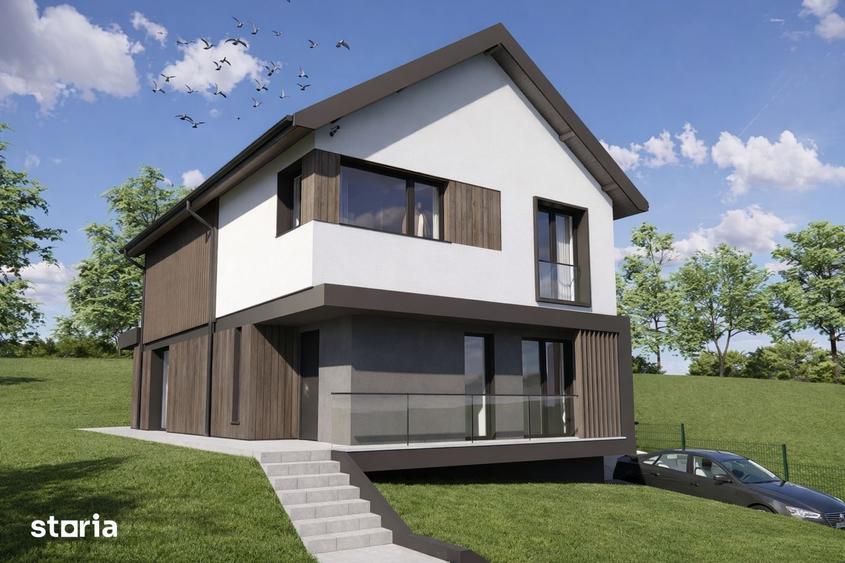 Casă cu 5 camere cu Teren 700 Mp în Chinteni