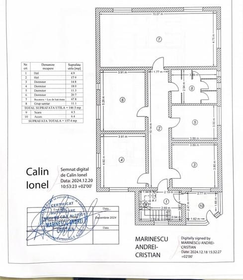 Spațiu comercial, de 266 mp, în Nord