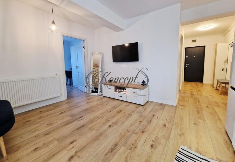Apartament cu 2 camere semidecomandat, mobilat în Dâmbul Rotund