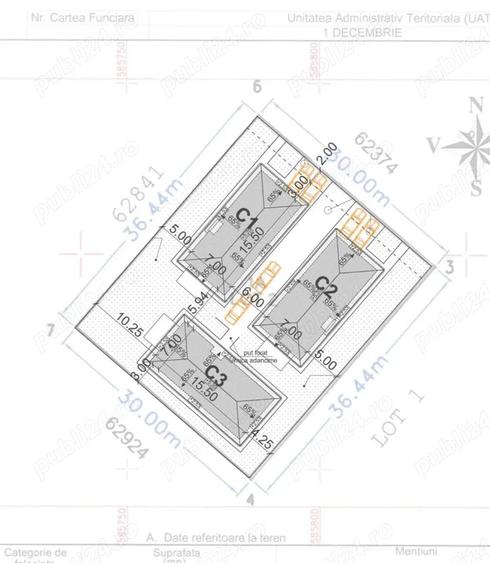Casă cu 4 camere cu Teren 350 Mp în 1 Decembrie