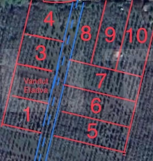 Teren Construcții intravilan de 671 mp, în Sud