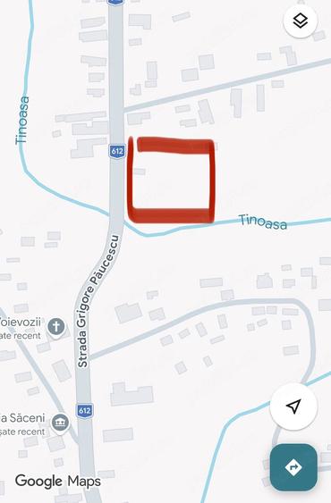 Teren de 3978 mp, în Săceni