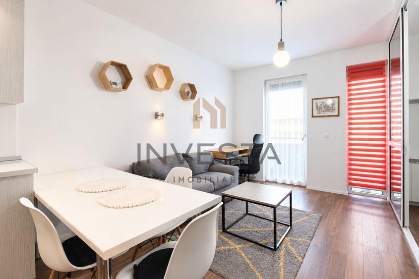 Apartament cu 2 camere semidecomandat, mobilat în Andrei Mureșanu