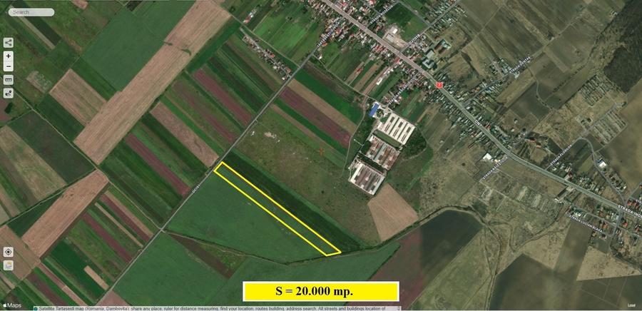 Teren Construcții intravilan de 20000 mp, în Tărtășești