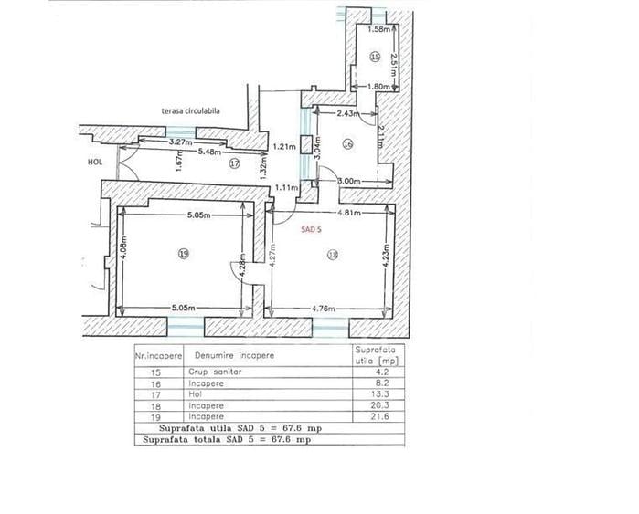 Spatiu birouri, SAD, 68 mp, Zona Ultracentrala Piata Unirii - 6