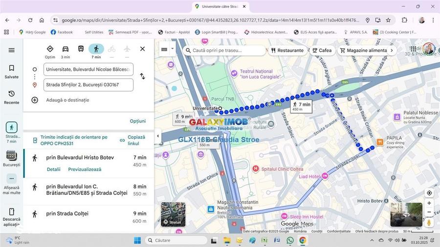 Garsonieră, mobilată în Universitate