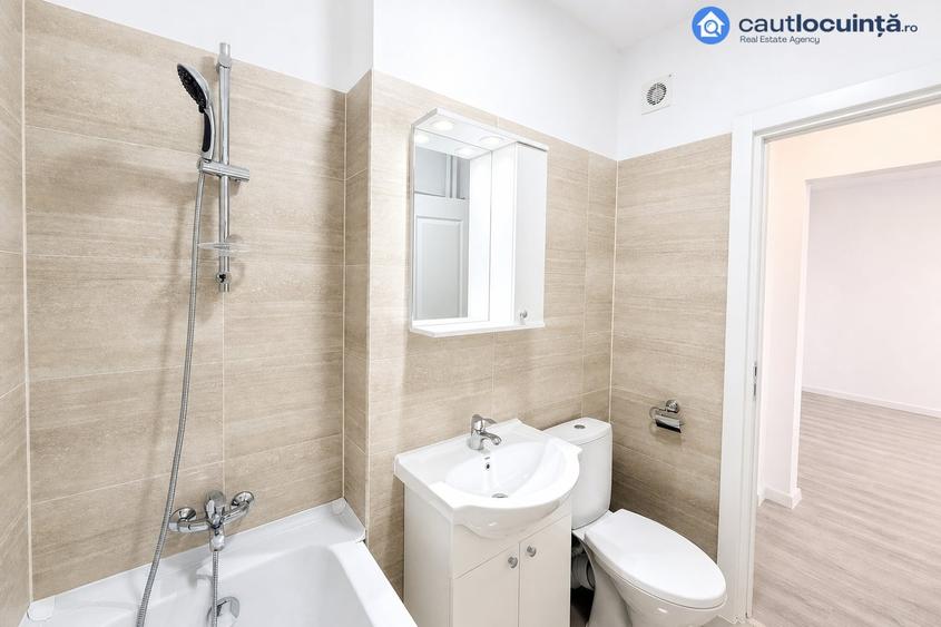Apartament cu 2 camere semidecomandat, mobilat în Grivița
