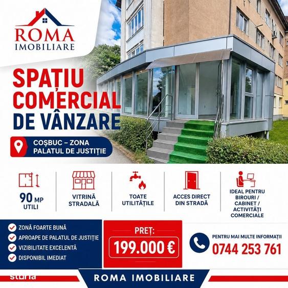 Spațiu comercial, de 90 mp, în Central