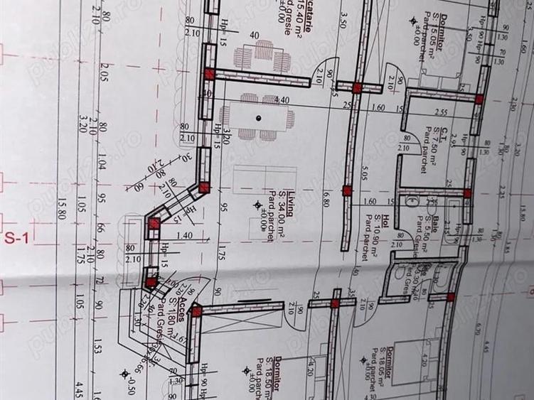 Casă individuală cu 4 camere cu Teren 1800 Mp în Milești