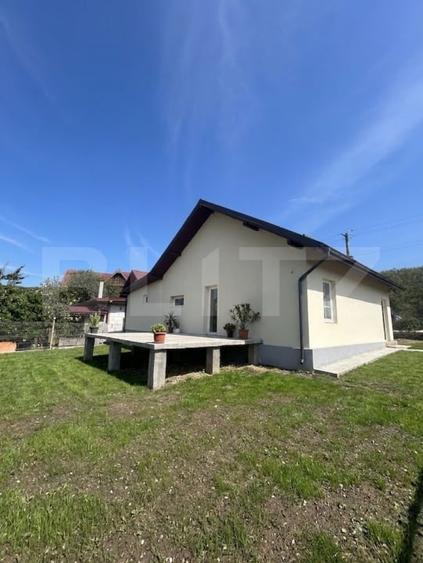 Casă individuală cu 3 camere cu Canalizare în Petrești