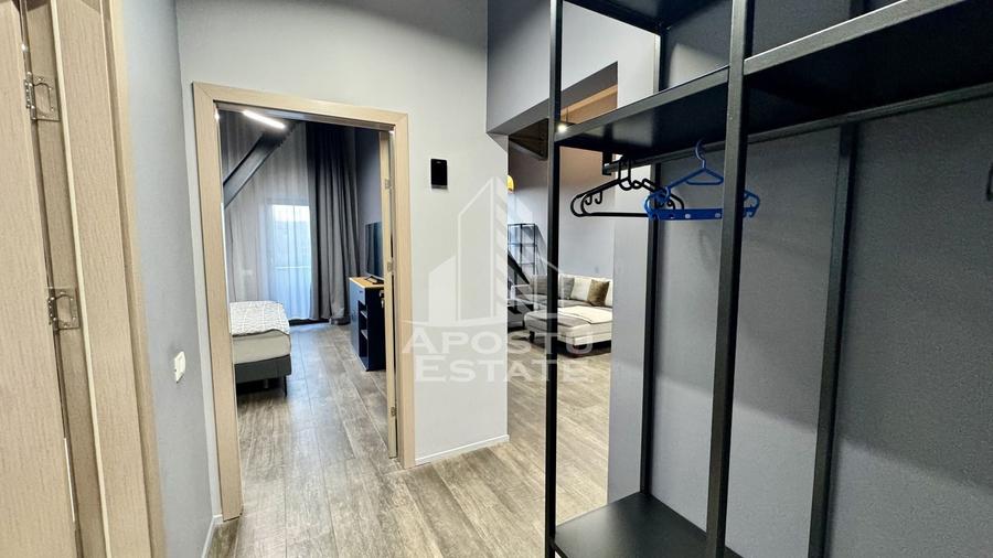 Apartament cu 2 camere semidecomandat, mobilat în Cetății