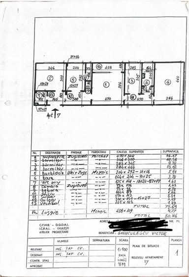4 camere - Militari - Apusului - 1