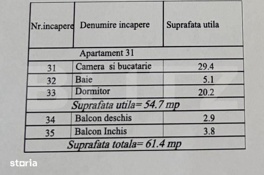 Apartament cu 2 camere în Malu Mare