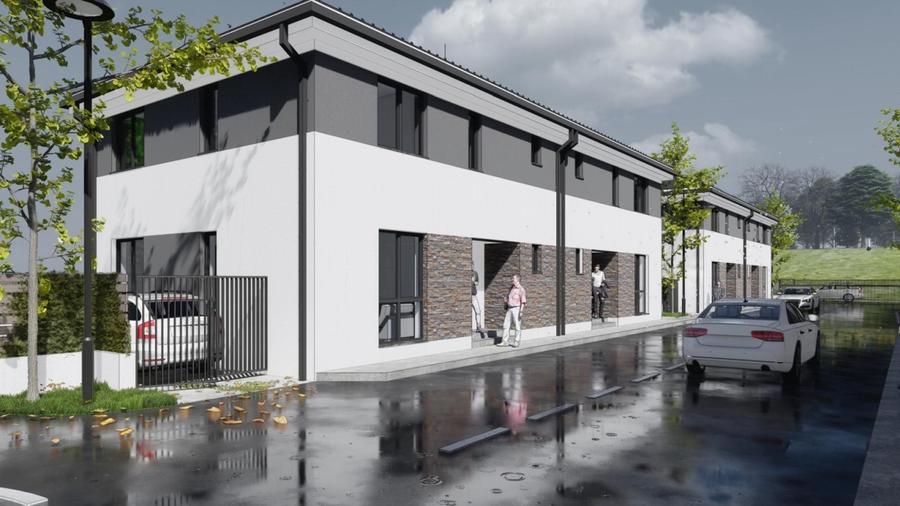 Duplex cu 4 camere cu Canalizare în Tăuți