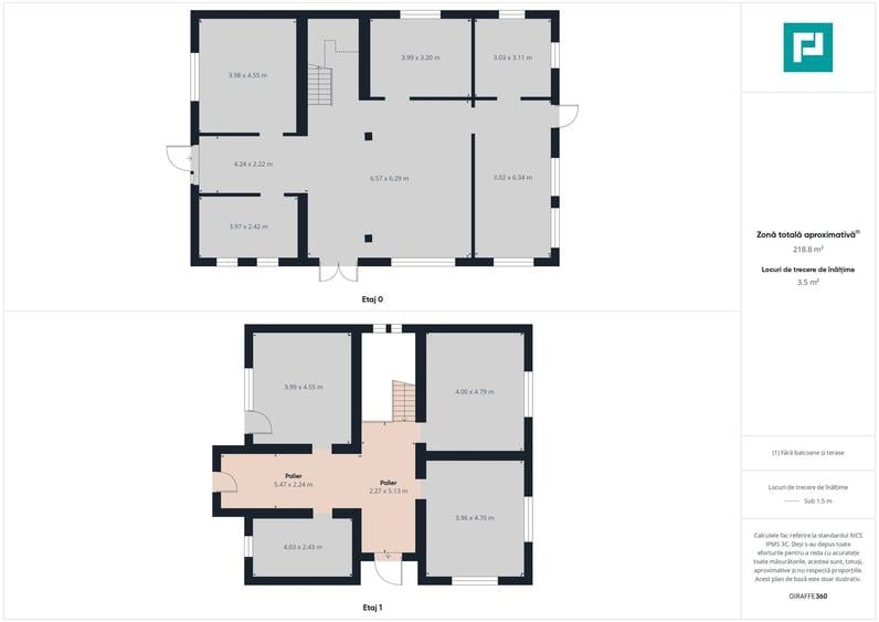 Casă cu 6 camere cu Teren 1800 Mp în Central