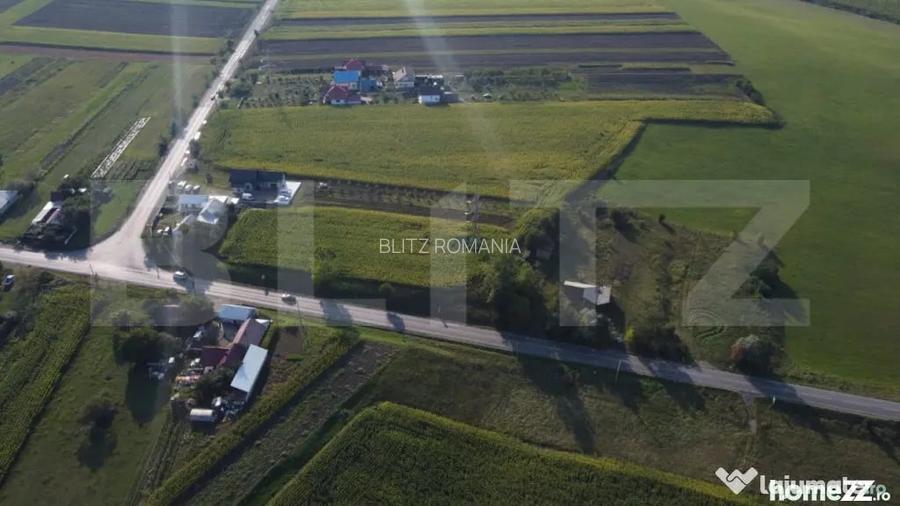 Teren intravilan 7500 mp , 100ml front la E85, Ratos, Radaut - Dornesti (Suceava)