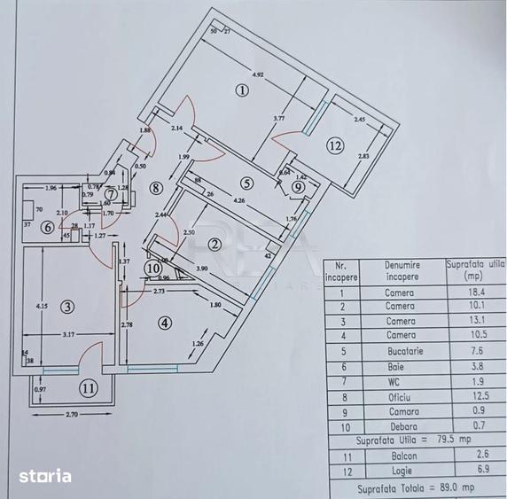 Apartament cu 4 camere decomandat, mobilat în Pantelimon