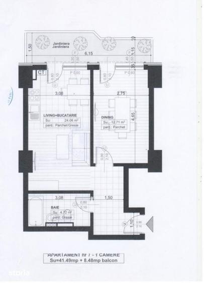Apartament cu 2 camere în Copou