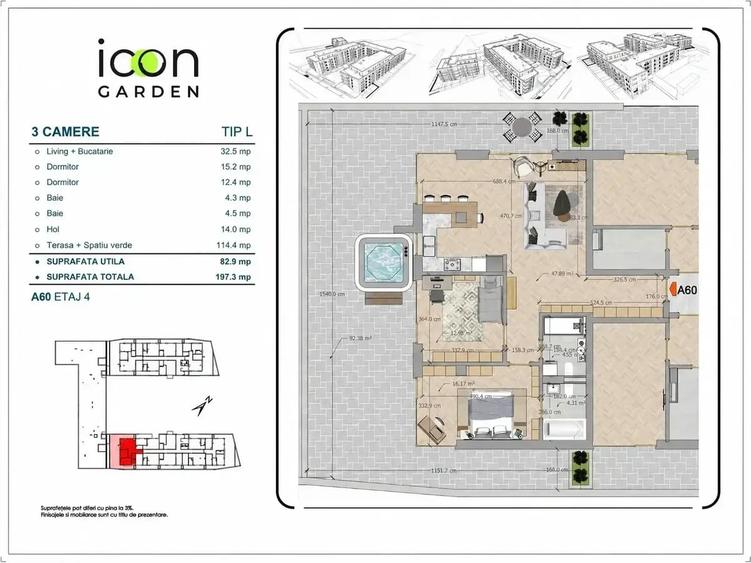 Obor Apartament 3 camere si terasa de 94 mp. Ansamblu nou, finalizat - 7