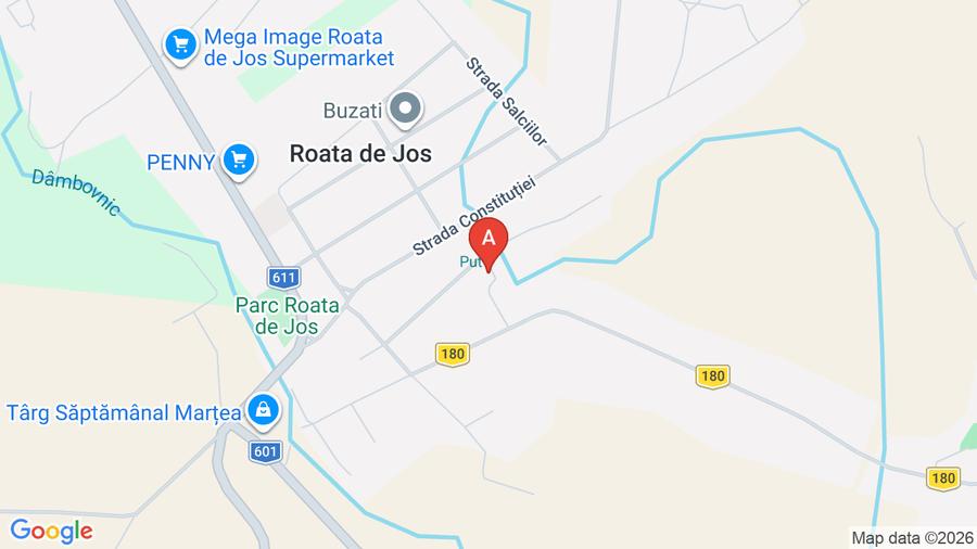 Teren Construcții intravilan de 500 mp, în Roata de Jos