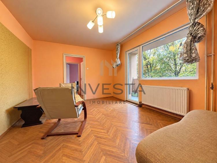 Apartament cu 2 camere semidecomandat, mobilat în Gheorgheni
