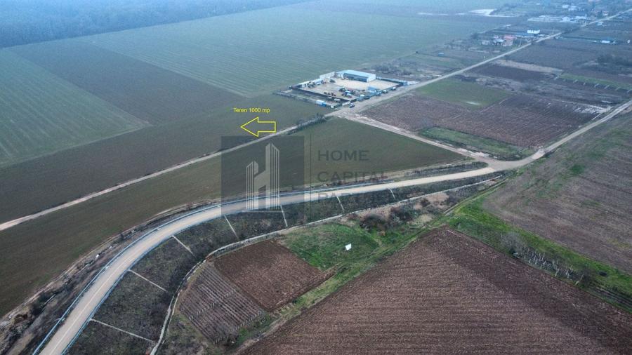 Teren agricol extravilan de 1000 mp, în Moara Vlăsiei