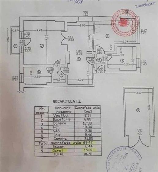 Apartament cu 2 camere circular în Pache Protopopescu