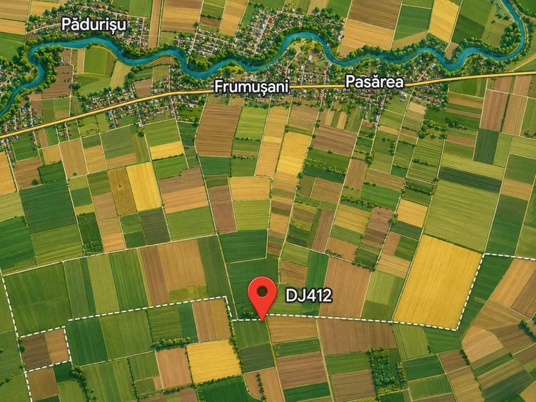 Teren agricol extravilan de 965856 mp, în Vărăști