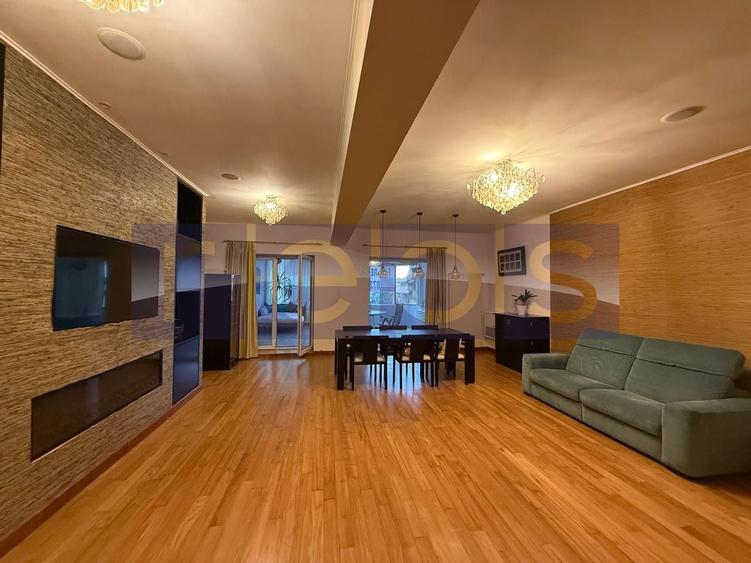 Apartament cu 4 camere, mobilat în Herăstrău