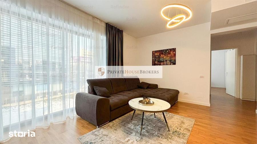 Apartament cu 2 camere semidecomandat în Băneasa