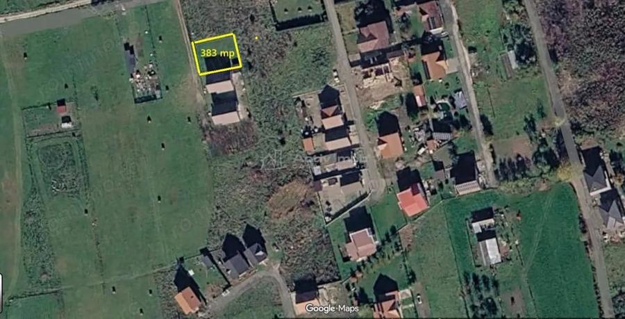 Teren de 383 mp, în Sud